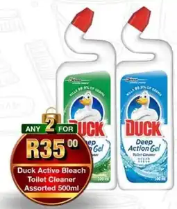 Take 'n Pay Duck Active Bleach Toilet Cleaner Assorted offer