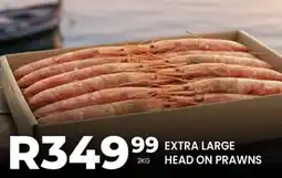 Take 'n Pay Extra large head on prawns offer