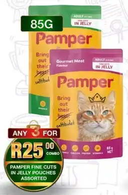 Take 'n Pay Pamper fine cuts in jelly pouches assorted offer