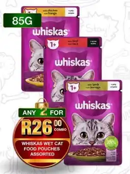 Take 'n Pay Whiskas wet cat food pouches assorted offer