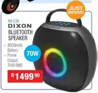 Dixon bluetooth speaker