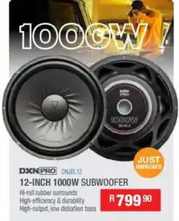 Cash Crusaders Dxn pro 12-inch 1000w subwoofer offer