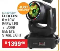 Cash Crusaders Dixon 6 x 10w rgbw led + laser bee eye stage light offer