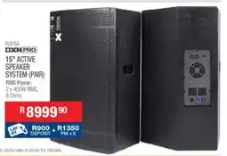Cash Crusaders Dxn pro 15" active speaker system offer