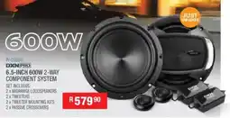 Cash Crusaders Dxn pro 6.5-inch 600w 2-way component system offer