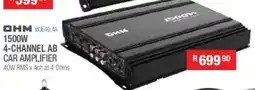 Cash Crusaders Ohm 1500w 4-channel ab car amplifier offer