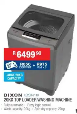 Cash Crusaders Dixon top loader washing machine offer