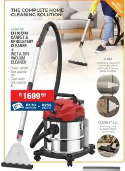 Cash Crusaders Dixon carpet & upholstery cleaner + wet & dry vacuum cleaner offer