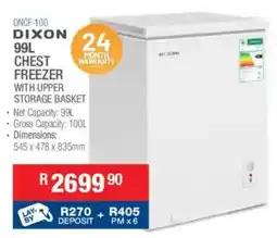 Cash Crusaders Dixon chest freezer offer