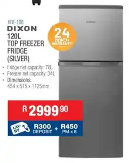 Cash Crusaders Dixon top freezer fridge offer