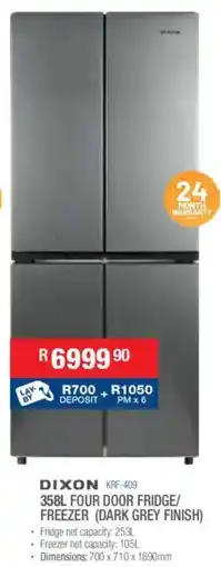 Cash Crusaders Dixon four door fridge/ freezer offer