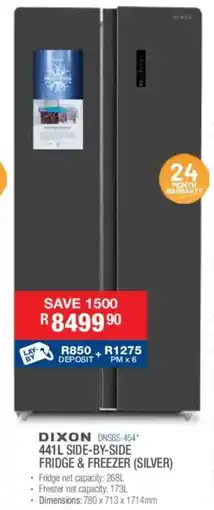 Cash Crusaders Dixon side-by-side fridge & freezer offer