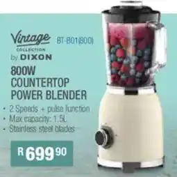 Cash Crusaders Vintage collection 800w countertop power blender offer
