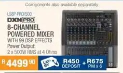 Cash Crusaders Dxn pro 8-channel powered mixer offer