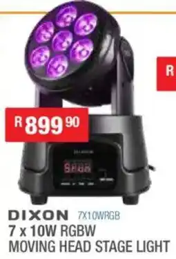 Cash Crusaders Dixon 7x10w rgb moving head stage light offer