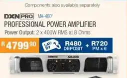 Cash Crusaders Dxn pro professional power amplifier offer