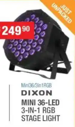Cash Crusaders Dixon mini 36-led 3-in-1 rgb stage light offer