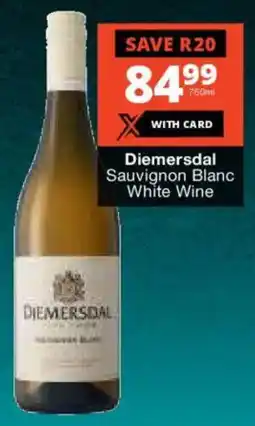 Checkers Liquor Shop Diemersdal Sauvignon Blanc White Wine offer