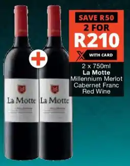 Checkers Liquor Shop La Motte Millennium Merlot Cabernet Franc Red Wine offer