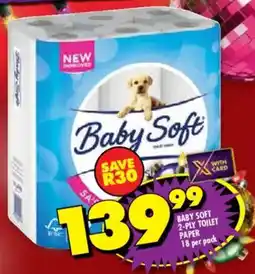 Shoprite Baby soft 2-ply toilet paper offer