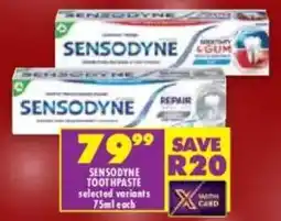 Shoprite Sensodyne toothpaste offer