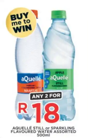 Aquelle still or sparkling flavoured water assorted