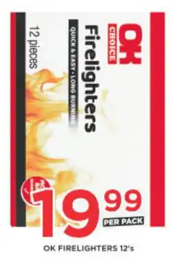 OK Liquor OK Firelighters offer