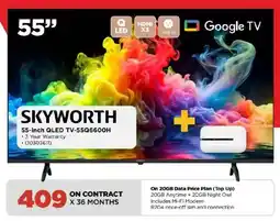 HiFi Corp Skyworth 55-inch QLED TV-55Q6600H offer