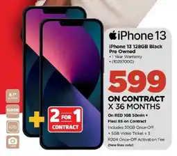 HiFi Corp iPhone 13 128GB Black Pre Owned offer