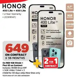 HiFi Corp Honor 400 Lite + 400 Lite offer