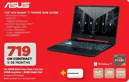 HiFi Corp ASUS TUF A15 Ryzen 7 7445HS 8GB 512GB offer