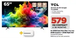 HiFi Corp TCL 65-Inch QLED Google TV-65P8K offer