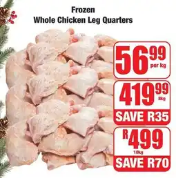 Boxer Superstores Frozen Whole Chicken Leg Quarters offer