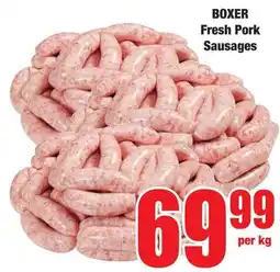Boxer Superstores BOXER Fresh Pork Sausages offer