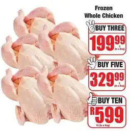 Boxer Superstores Frozen Whole Chicken offer