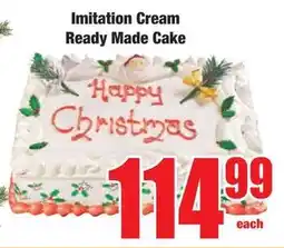 Boxer Superstores Imitation Cream Ready Made Cake offer
