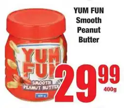 Boxer Superstores YUM FUN Smooth Peanut Butter offer