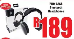 Boxer Superstores PRO BASS Bluetooth Headphones offer