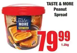 Boxer Superstores TASTE & MORE Peanut Spread offer