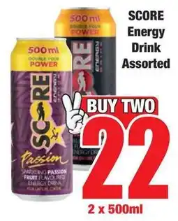 Boxer Superstores SCORE Energy Drink Assorted offer