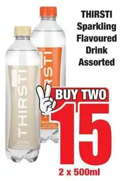 Boxer Superstores THIRSTI Sparkling Flavoured Drink Assorted offer