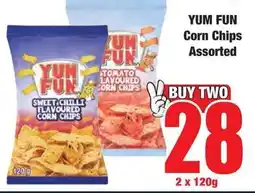 Boxer Superstores YUM FUN Corn Chips Assorted offer