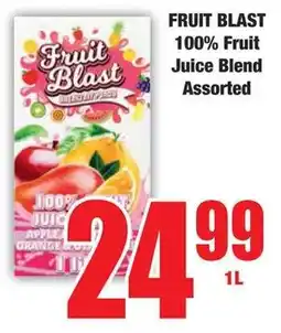 Boxer Superstores FRUIT BLAST 100% Fruit Juice Blend Assorted offer
