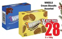 Boxer Superstores WHEELS Cream Biscuits Assorted offer