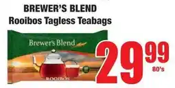 Boxer Superstores Brewer's Blend Rooibos Tagless Teabags offer