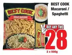 Boxer Superstores BEST COOK Macaroni/ Spaghetti offer