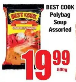 Boxer Superstores BEST COOK Polybag Soup Assorted offer