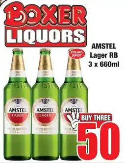 Boxer Superstores AMSTEL Lager RB offer