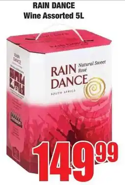 Boxer Superstores RAIN DANCE Wine Assorted offer