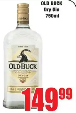 Boxer Superstores OLD BUCK Dry Gin offer